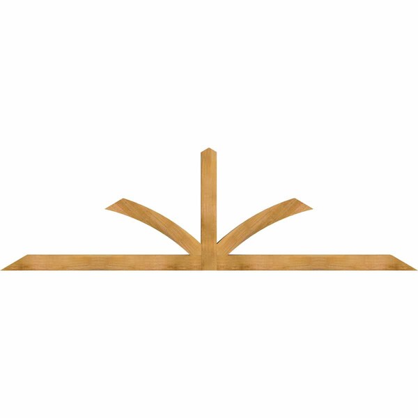 Ekena Millwork Richland Timber Gable Bracket, Western Red Cedar, 108"W x 31 1/2"H x 4"D x 4"F, 7/12 Pitch GBW108X31X0404RIC00RWR - main